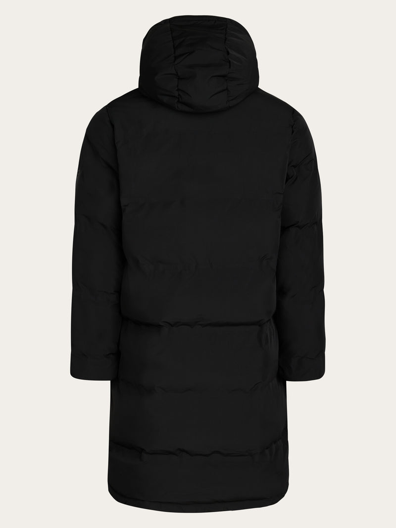 KnowledgeCotton Apparel - WMN ALLYSSA Maxi Puffer Jacket Jackets 1300 Black Jet