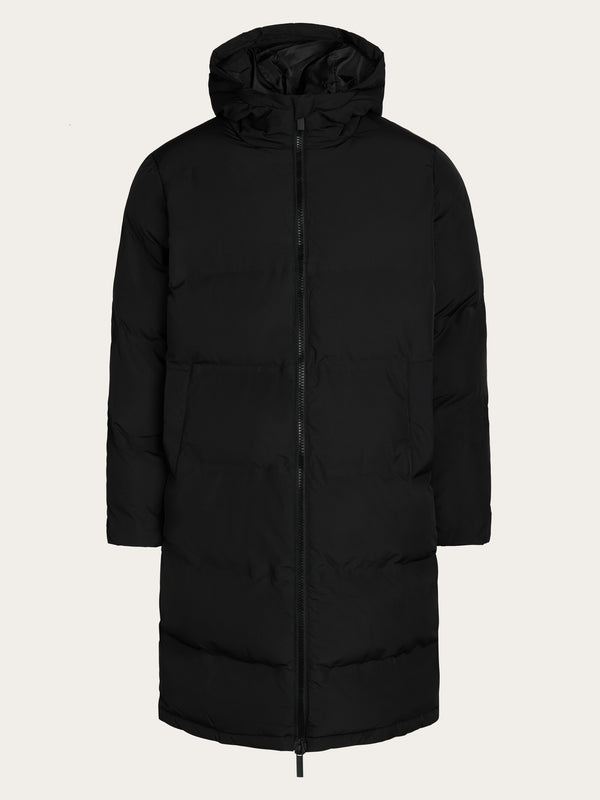 KnowledgeCotton Apparel - WMN ALLYSSA Maxi Puffer Jacket Jackets 1300 Black Jet