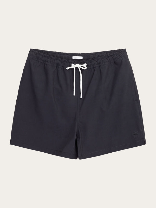 KnowledgeCotton Apparel - MEN BAY stretch swimshorts Swimshorts 1300 Black Jet