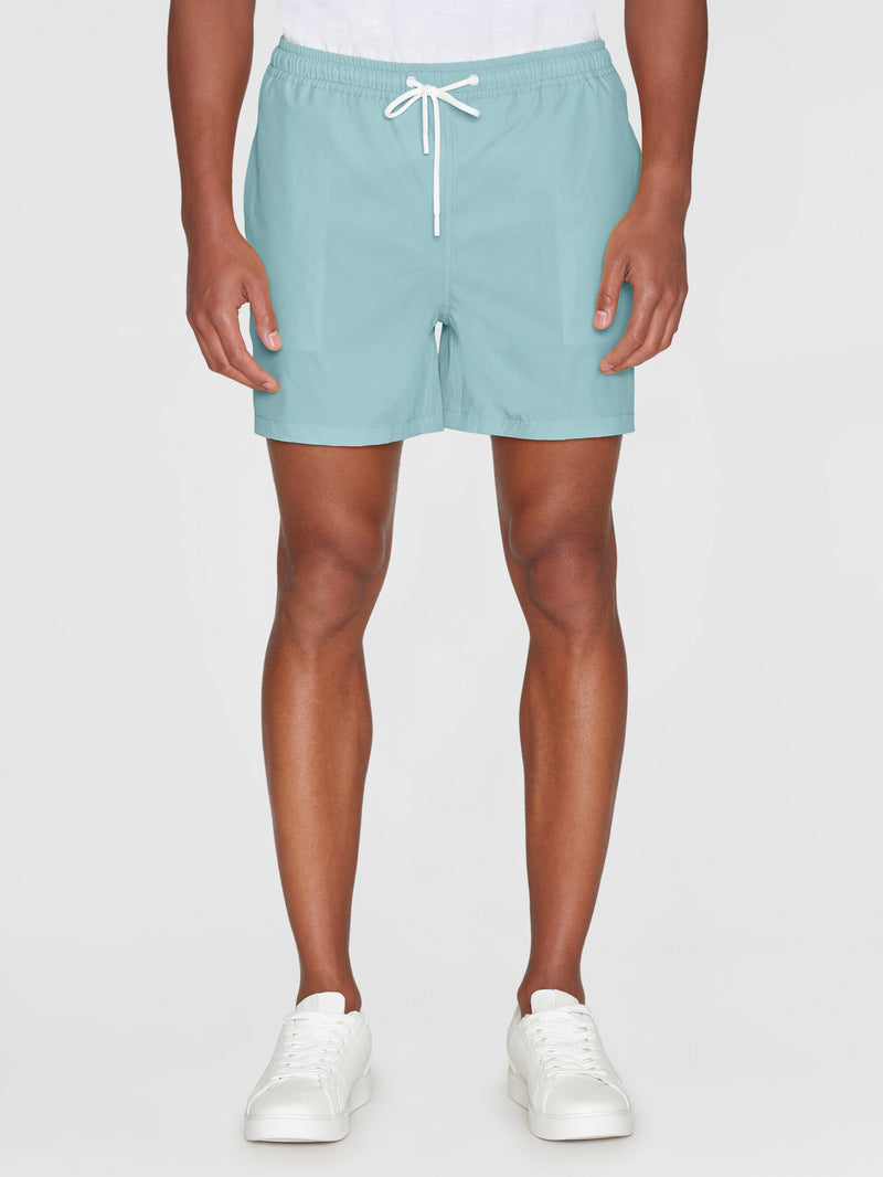 KnowledgeCotton Apparel - MEN BAY stretch swimshorts Swimshorts 1436 Gray Mist