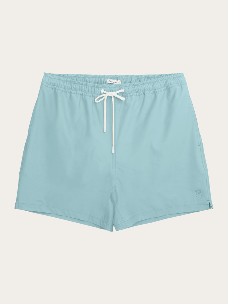 KnowledgeCotton Apparel - MEN BAY stretch swimshorts Swimshorts 1436 Gray Mist