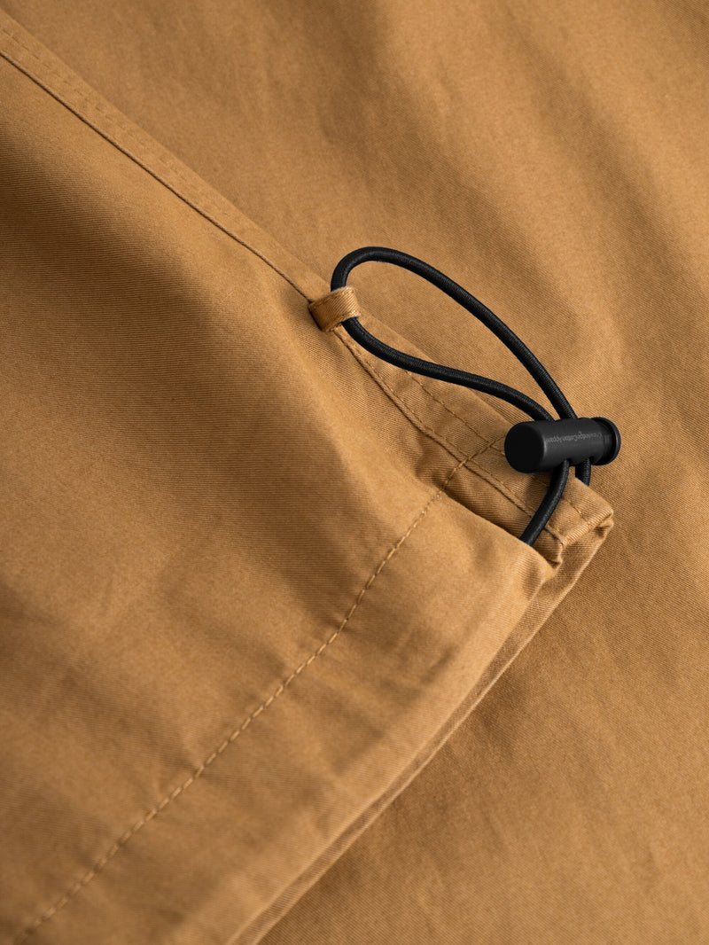 KnowledgeCotton Apparel - MEN BIRCH hybrid twill belt cargo pants Pants 1366 Brown Sugar