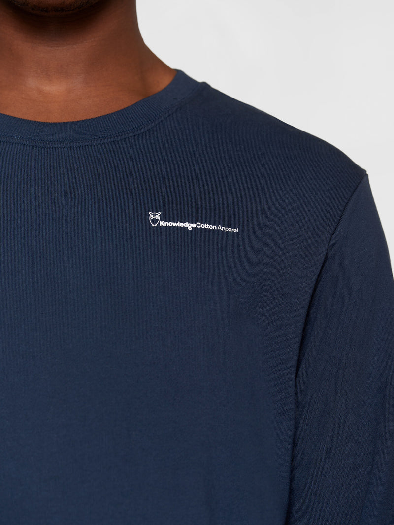 KnowledgeCotton Apparel - MEN Basic knowledgecotton sweat Sweats 1001 Total Eclipse