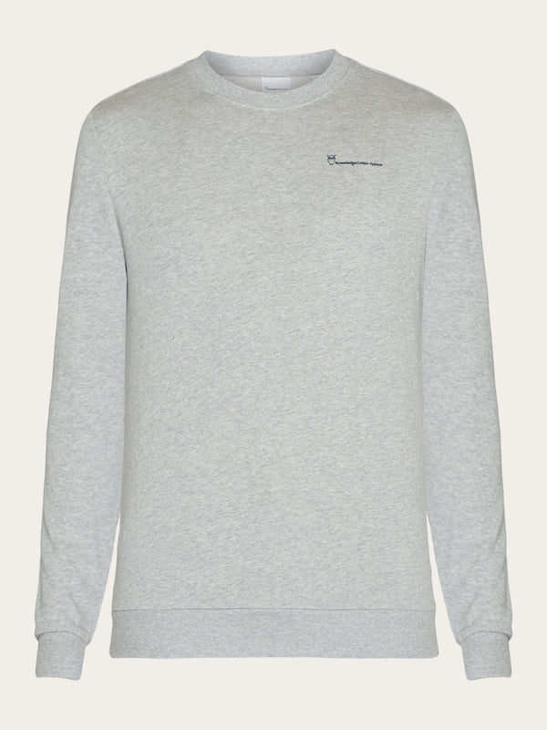 KnowledgeCotton Apparel - MEN Basic knowledgecotton sweat Sweats 1012 Grey Melange