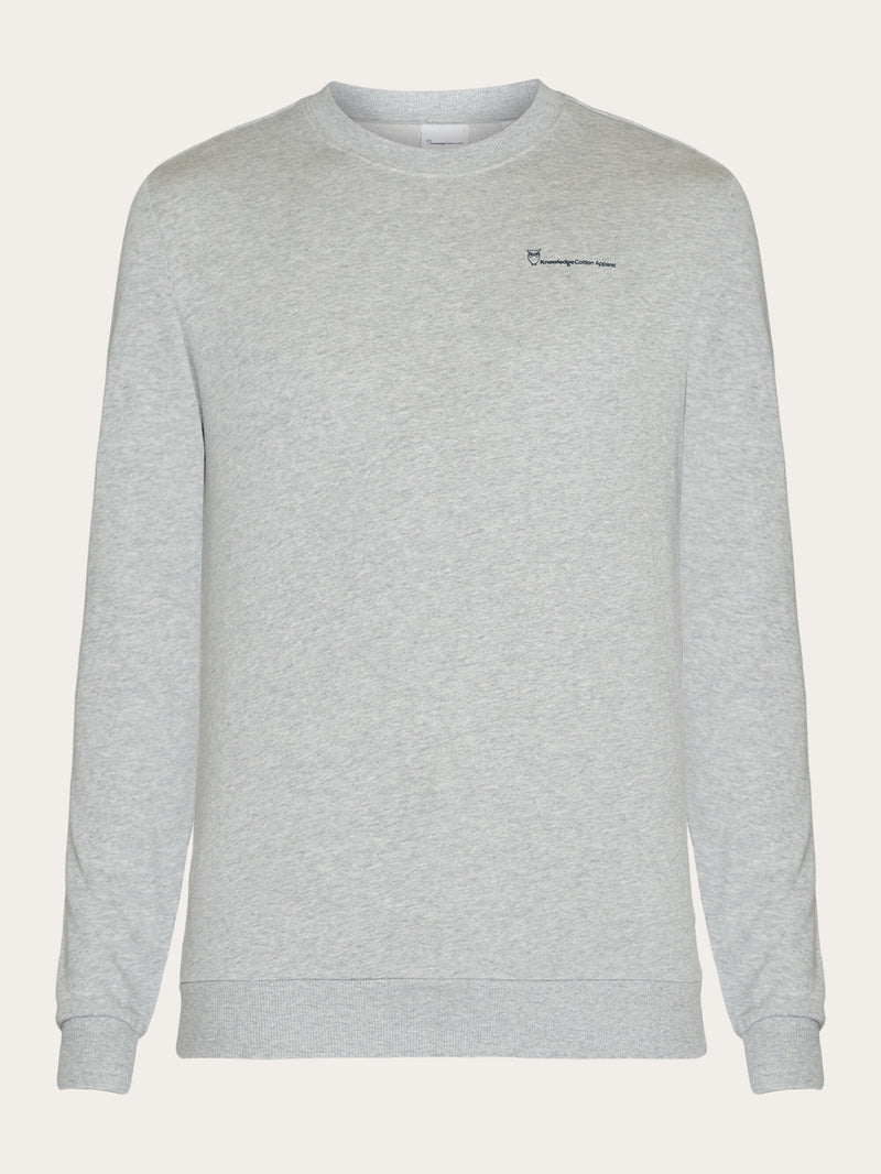 KnowledgeCotton Apparel - MEN Basic knowledgecotton sweat Sweats 1012 Grey Melange