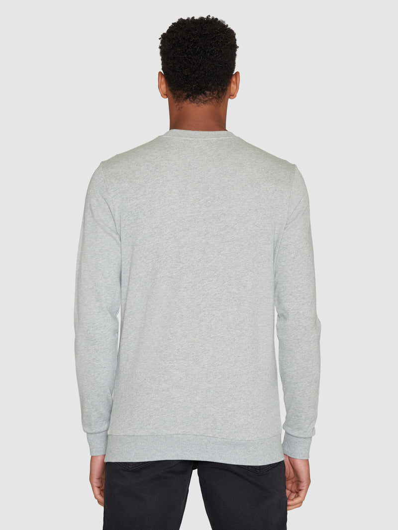 KnowledgeCotton Apparel - MEN Basic knowledgecotton sweat Sweats 1012 Grey Melange