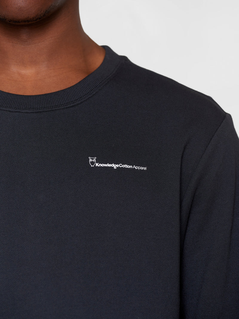 KnowledgeCotton Apparel - MEN Basic knowledgecotton sweat Sweats 1300 Black Jet