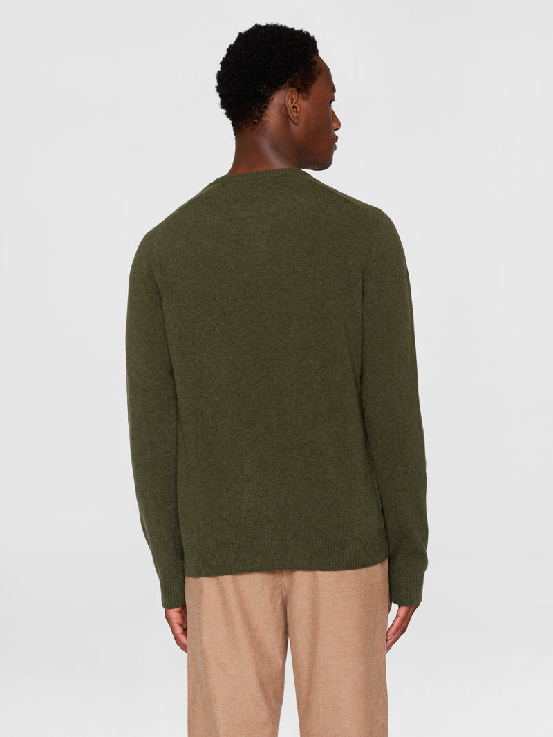 KnowledgeCotton Apparel - MEN Basic o-neck knit Knits 1090 Forrest Night