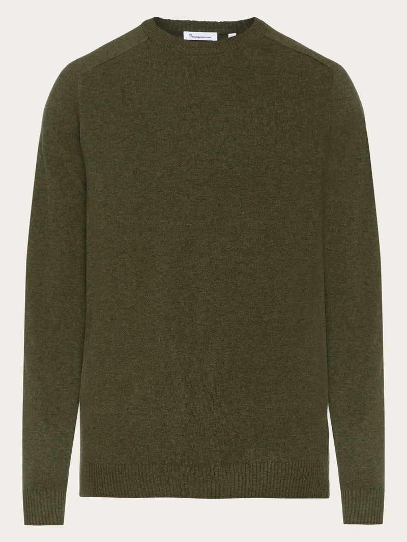 KnowledgeCotton Apparel - MEN Basic o-neck knit Knits 1090 Forrest Night