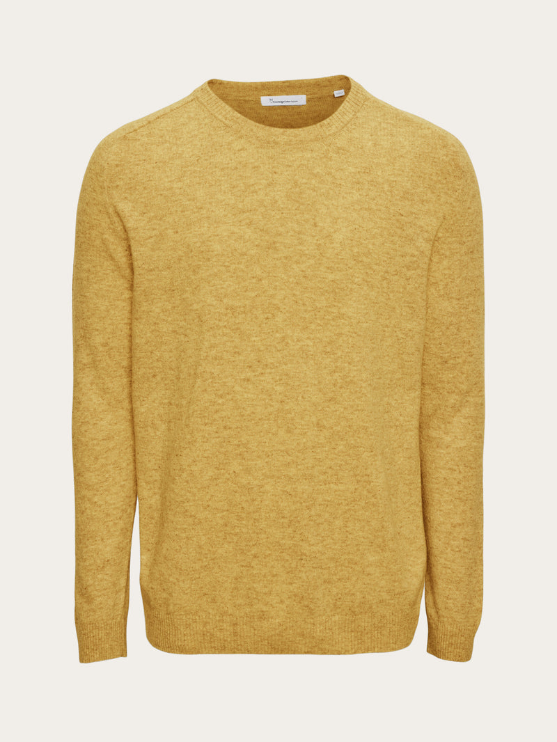 KnowledgeCotton Apparel - MEN Basic o-neck knit Knits 1413 Tinsel