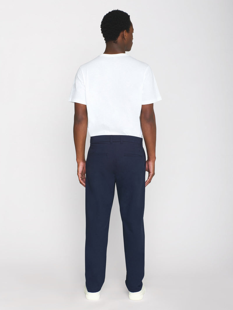 KnowledgeCotton Apparel - MEN CHUCK regular twill chino pants Pants 1001 Total Eclipse