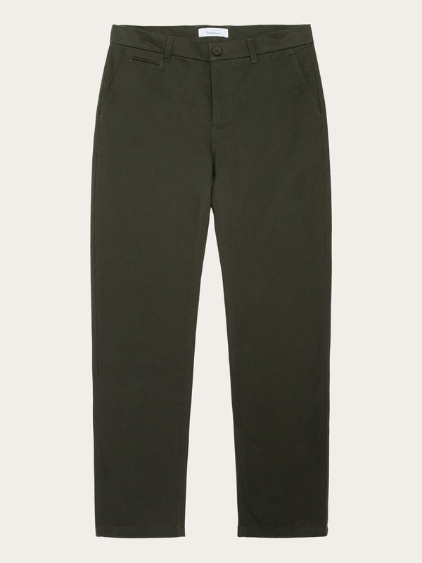 KnowledgeCotton Apparel - MEN CHUCK regular twill chino pants Pants 1090 Forrest Night