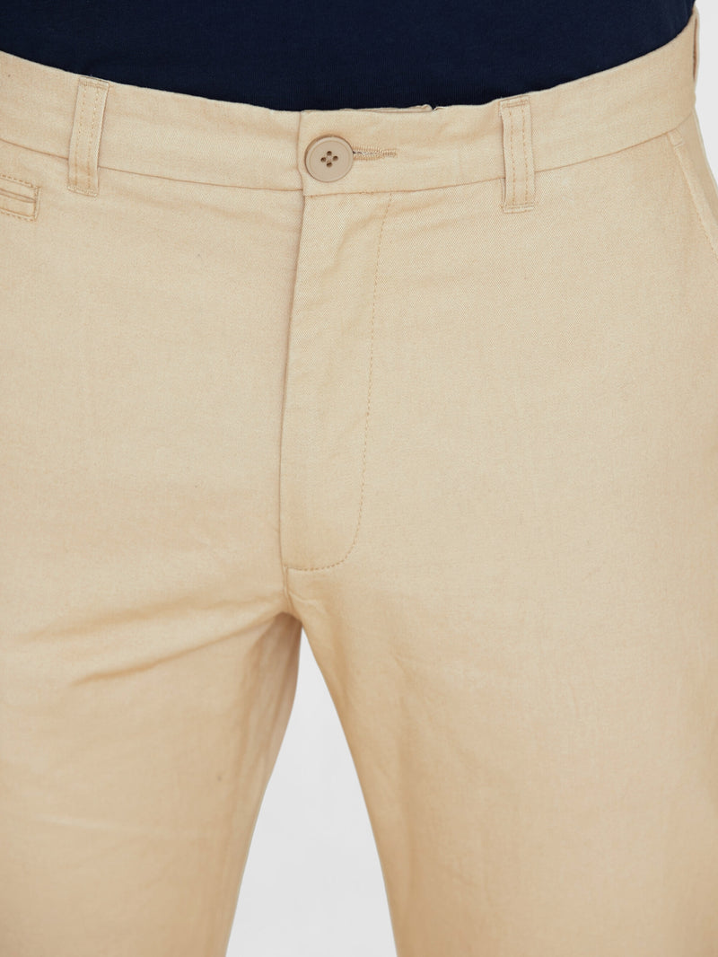 KnowledgeCotton Apparel - MEN CHUCK regular twill chino pants Pants 1228 Light feather gray