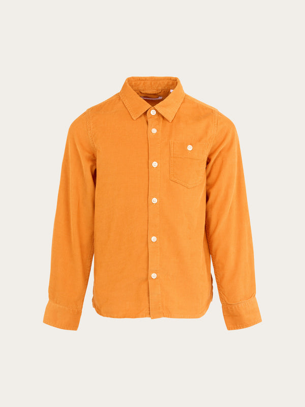 KnowledgeCotton Apparel - YOUNG Corduroy shirt Shirts 1365 Desert Sun