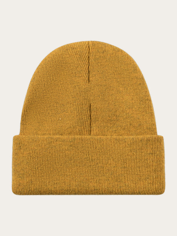 KnowledgeCotton Apparel - UNI Dubbellager ullbeanie Hats 1413 Tinsel