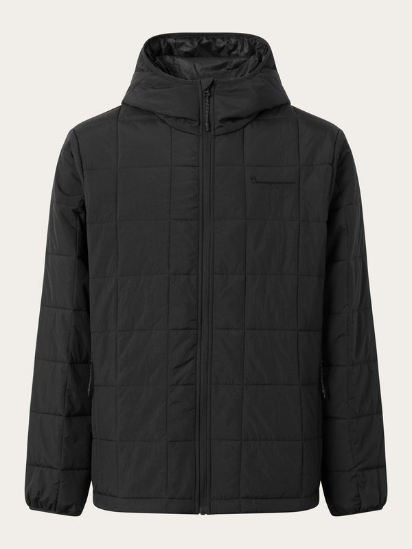 KnowledgeCotton Apparel - MEN GO ANYWEAR™ quilted padded jacket Jackets 1300 Black Jet