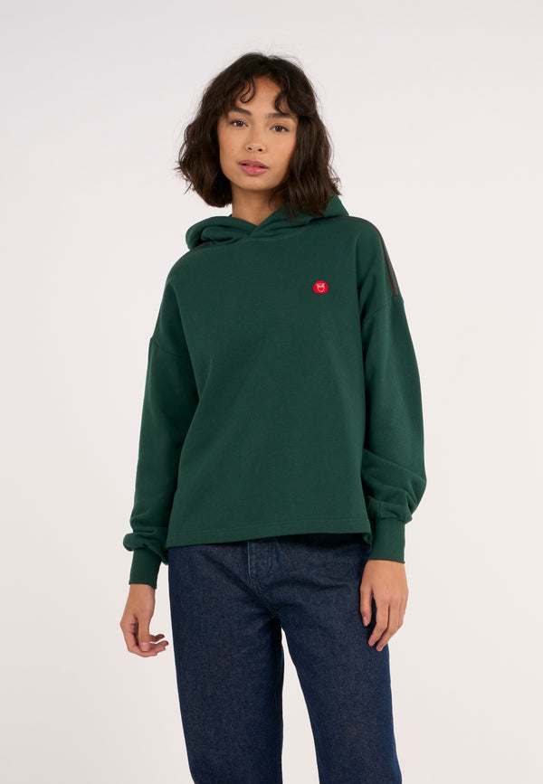 KnowledgeCotton Apparel - WMN Hoodie REBORN™ Sweats 1090 Forrest Night