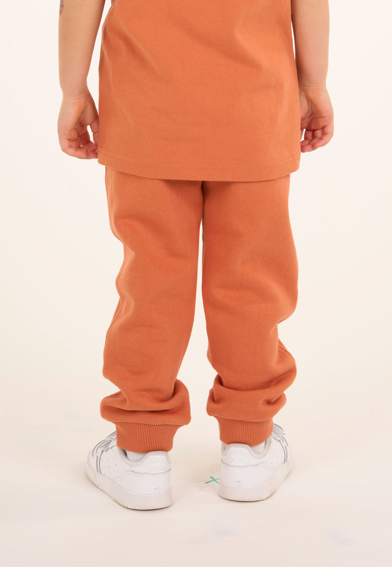 KnowledgeCotton Apparel - YOUNG Jog pant Pants 1367 Autumn Leaf