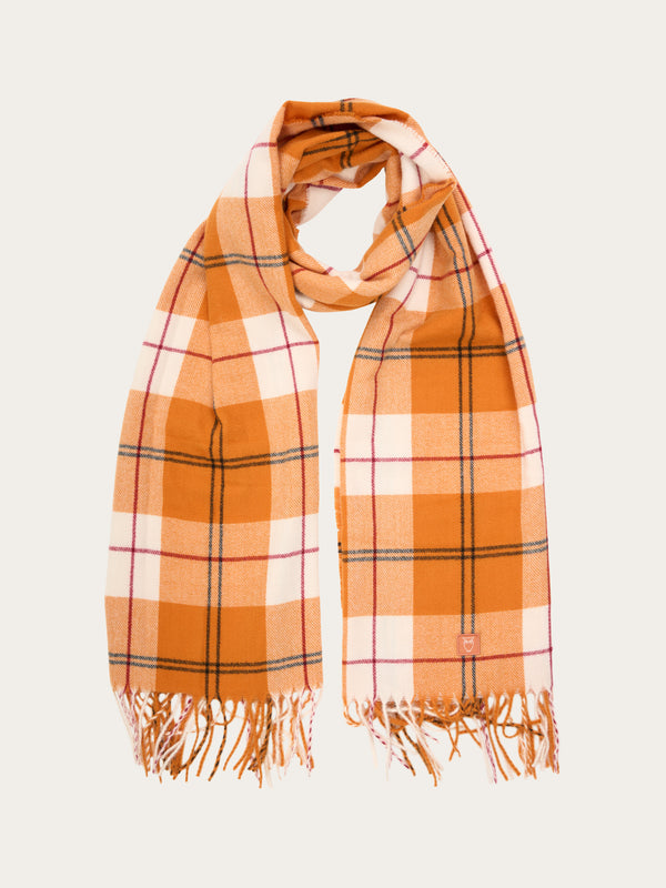 KnowledgeCotton Apparel - WMN MADELINE Woven Scarf Scarfs 1365 Desert Sun