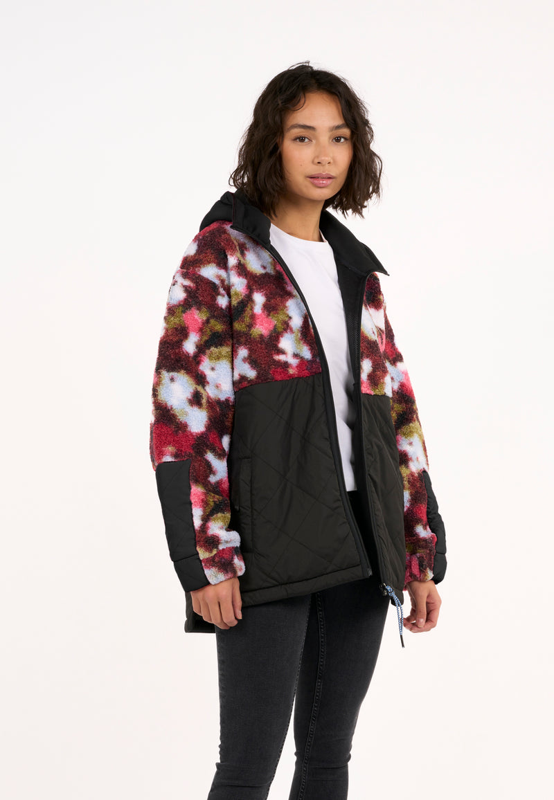 KnowledgeCotton Apparel - WMN Outdoor teddy mix jacket Fleeces 9999 Item Colour