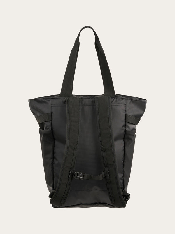 KnowledgeCotton Apparel - UNI Packbar Tote-ryggsäck 25L Bags 1300 Black Jet