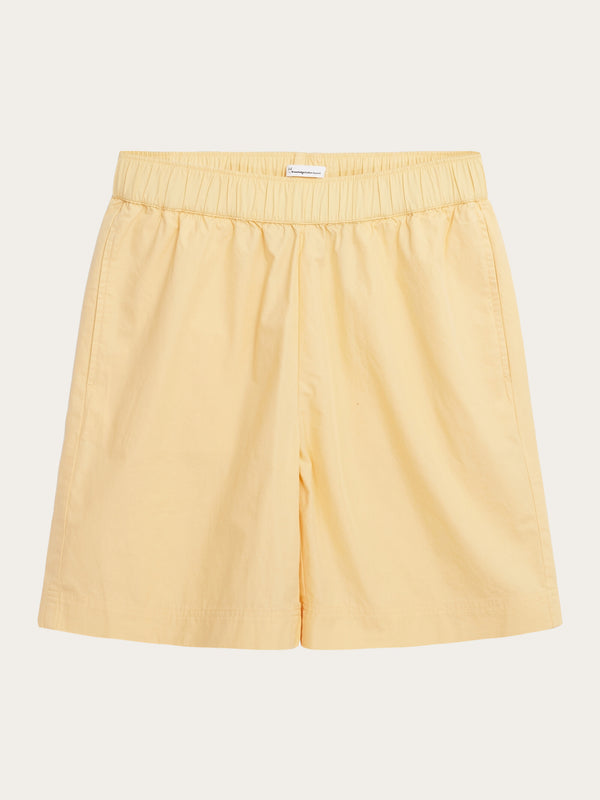 KnowledgeCotton Apparel - WMN Poplin bermuda shorts Shorts 1352 Impala