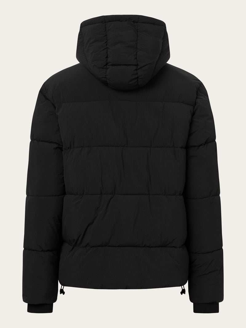 KnowledgeCotton Apparel - MEN Puffer jacket Jackets 1300 Black Jet