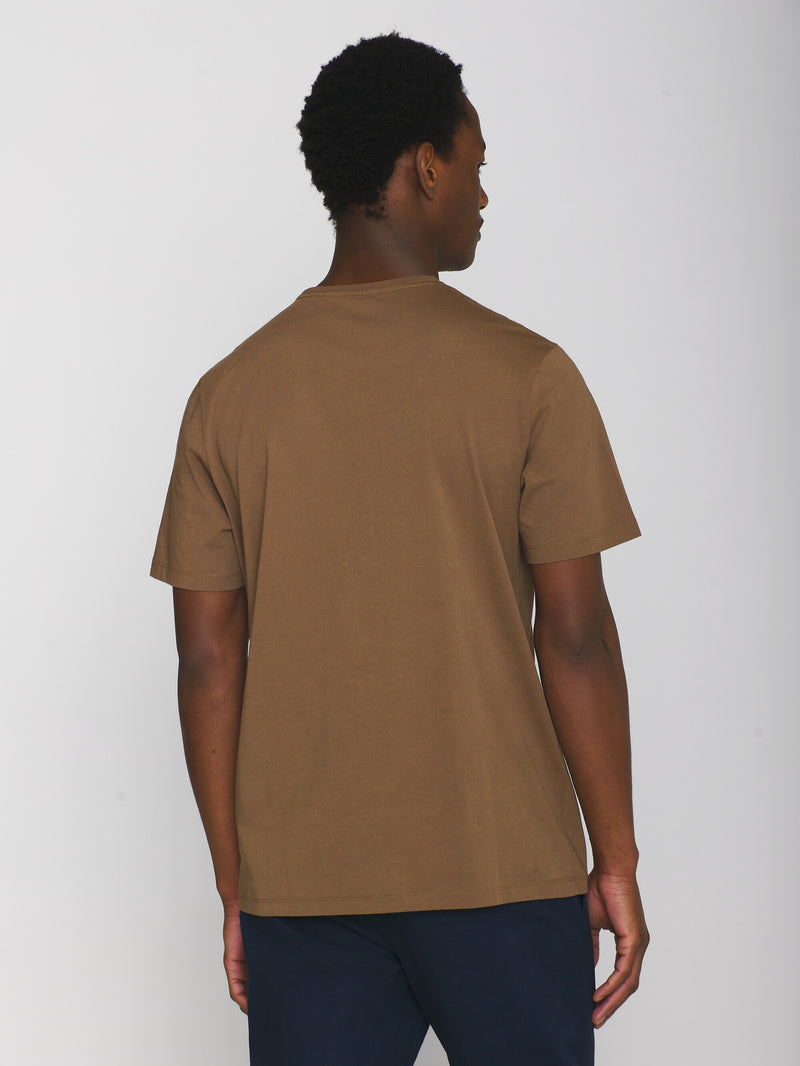 KnowledgeCotton Apparel - MEN Regular fit Basic tee T-shirts 1388 Cub