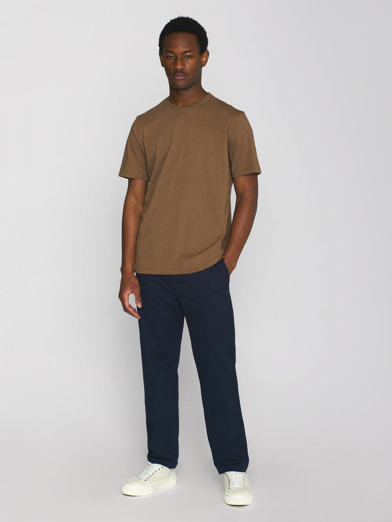 KnowledgeCotton Apparel - MEN Regular fit Basic tee T-shirts 1388 Cub