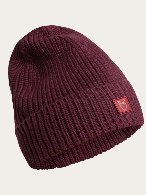 KnowledgeCotton Apparel - UNI Ribbing hat Hats 1281 Fig