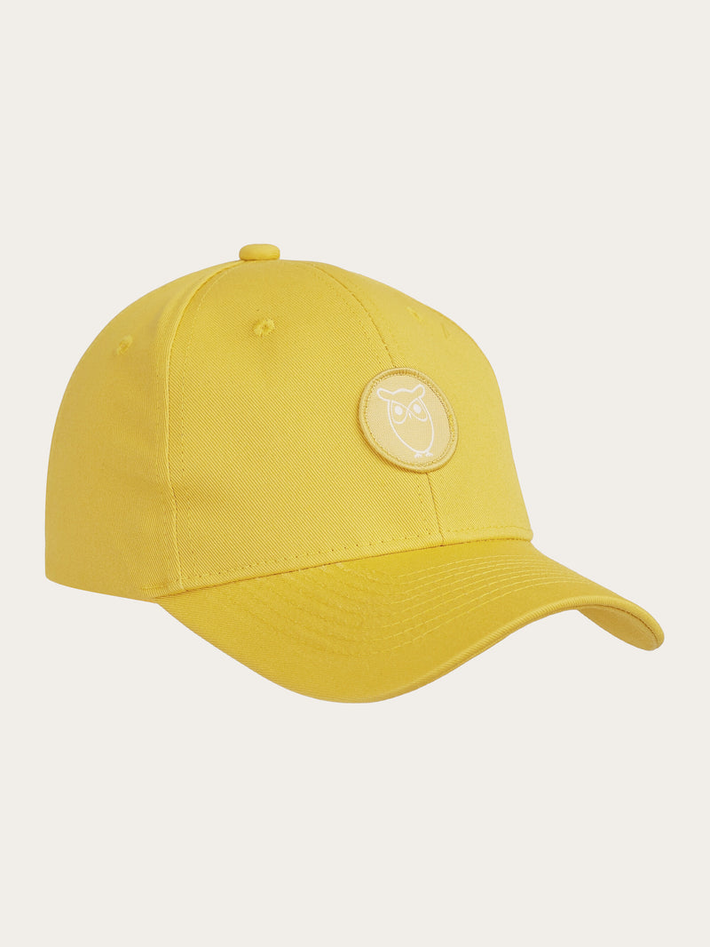 KnowledgeCotton Apparel - UNI Twill baseball cap Caps 1429 Misted Yellow