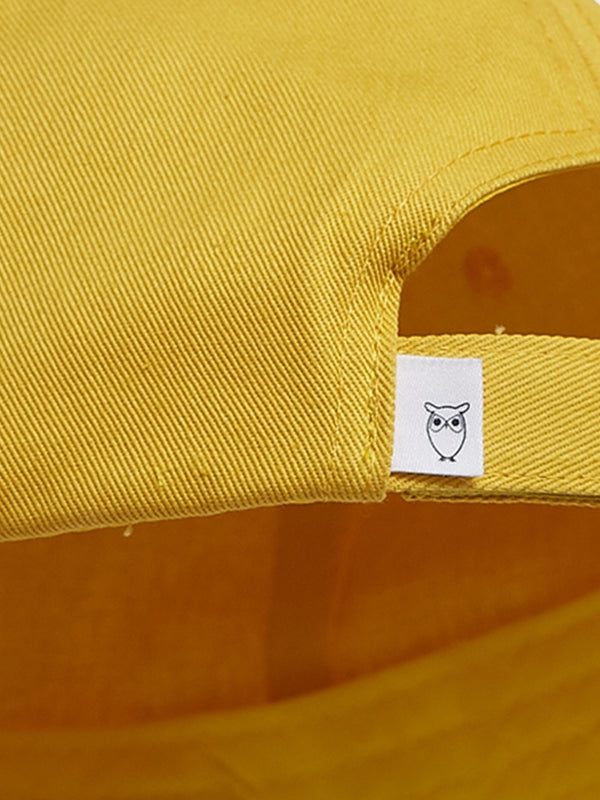 KnowledgeCotton Apparel - MEN Twill baseball cap - GOTS/Vegan Caps 1429 Misted Yellow