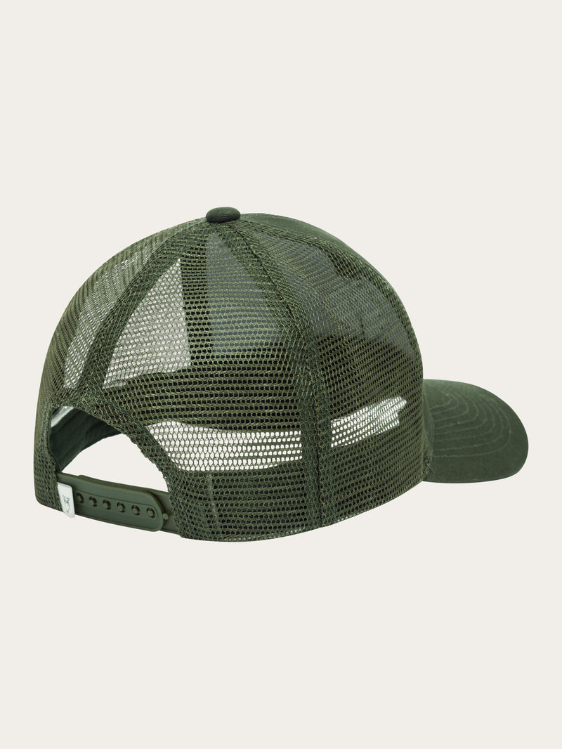 KnowledgeCotton Apparel - UNI Twill trucker cap Caps 1090 Forrest Night