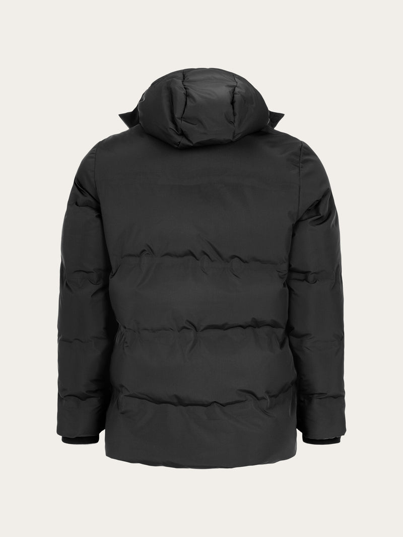 KnowledgeCotton Apparel - MEN Puffer jacket Jackets 1300 Black Jet