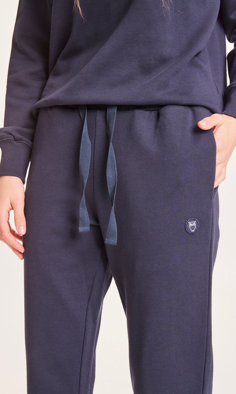 KnowledgeCotton Apparel - WMN Sweat pants Pants 1001 Total Eclipse