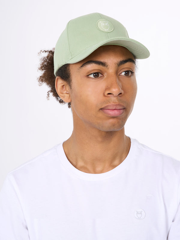 KnowledgeCotton Apparel - UNI Twill baseball cap Caps 1380 Swamp